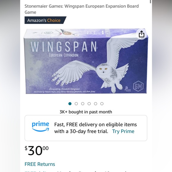 Stonemaier Games Games Wingspan European Expansion With Extra Game